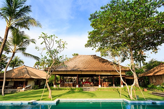 Open pavilion Bali living